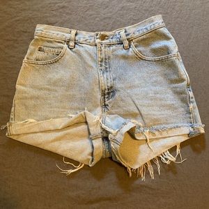 Vintage jean cut off shorts